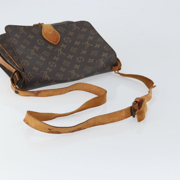 LOUIS VUITTON Monogram Cartouchiere GM Shoulder Bag M51252 LV Auth 164382