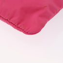 PRADA Shoulder Bag Nylon Pink Silver Auth 164385-15