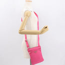 PRADA Shoulder Bag Nylon Pink Silver Auth 164385-24