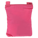 PRADA Shoulder Bag Nylon Pink Silver Auth 164385-2