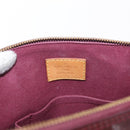 LOUIS VUITTON Monogram Vernis Alma PM Hand Bag Rouge Favist M91691 Auth 164390-17