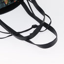 BOTTEGA VENETA Tote Bag Raffia Green Gold Auth 164393-7