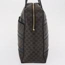 CELINE Macadam Canvas Hand Bag PVC Leather Black Gold Auth 164398-3