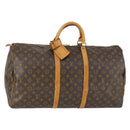 LOUIS VUITTON Monogram Keepall 55 Boston Bag M41424 LV Auth 164399-1
