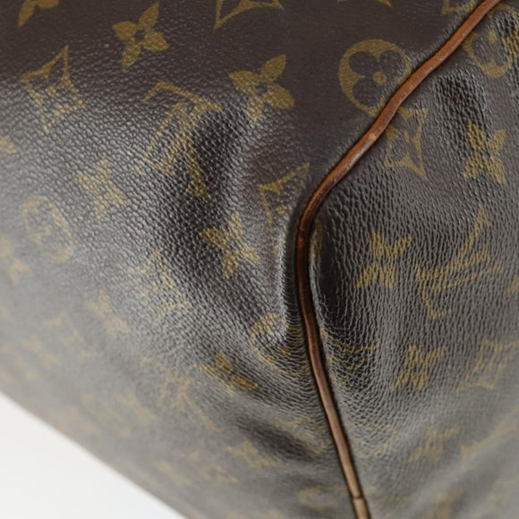 LOUIS VUITTON Monogram Keepall 55 Boston Bag M41424 LV Auth 164399
