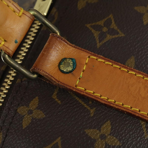 LOUIS VUITTON Monogram Keepall 55 Boston Bag M41424 LV Auth 164399