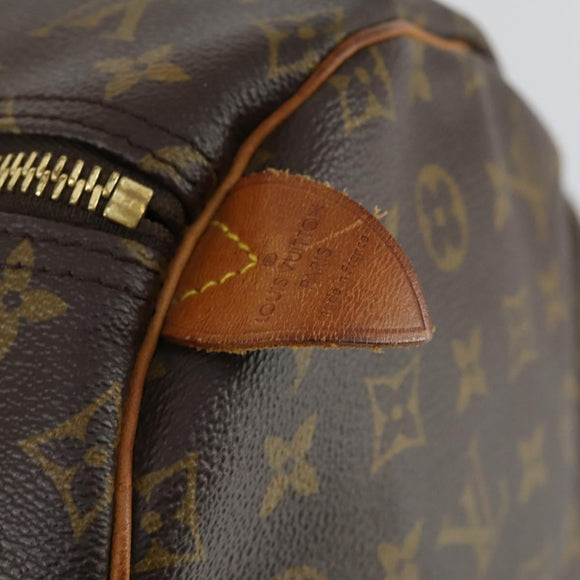 LOUIS VUITTON Monogram Keepall 55 Boston Bag M41424 LV Auth 164399