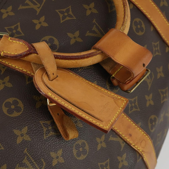LOUIS VUITTON Monogram Keepall 55 Boston Bag M41424 LV Auth 164399