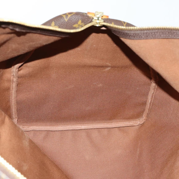 LOUIS VUITTON Monogram Keepall 55 Boston Bag M41424 LV Auth 164399