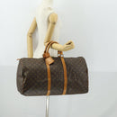 LOUIS VUITTON Monogram Keepall 55 Boston Bag M41424 LV Auth 164399-22