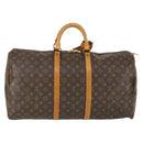 LOUIS VUITTON Monogram Keepall 55 Boston Bag M41424 LV Auth 164399-2