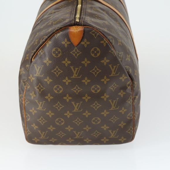 LOUIS VUITTON Monogram Keepall 55 Boston Bag M41424 LV Auth 164399