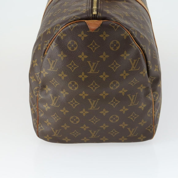 LOUIS VUITTON Monogram Keepall 55 Boston Bag M41424 LV Auth 164399
