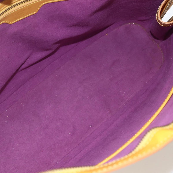 LOUIS VUITTON Epi Lussac Shoulder Bag Yellow M52289 LV Auth 164402