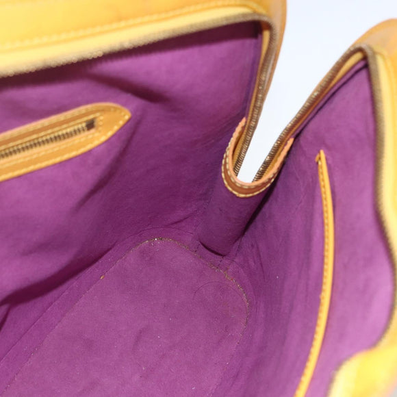 LOUIS VUITTON Epi Lussac Shoulder Bag Yellow M52289 LV Auth 164402
