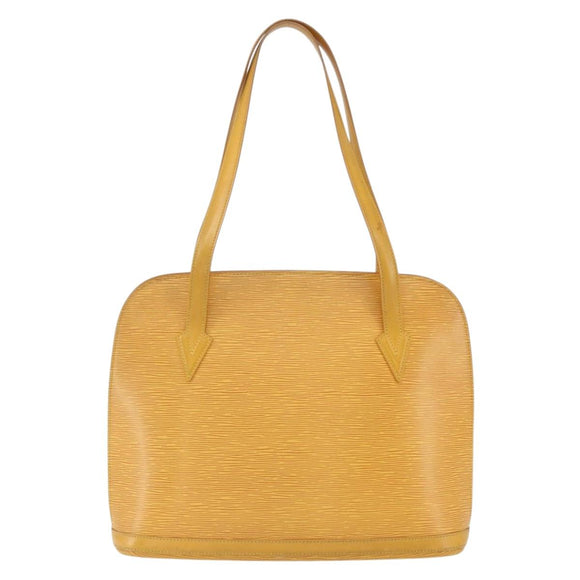 LOUIS VUITTON Epi Lussac Shoulder Bag Yellow M52289 LV Auth 164402