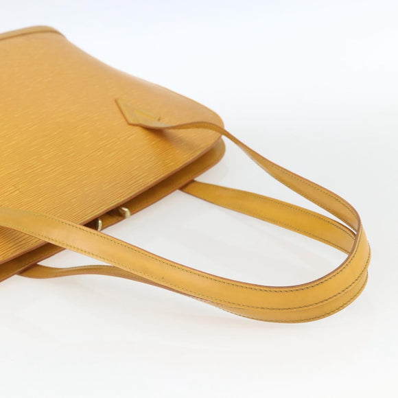 LOUIS VUITTON Epi Lussac Shoulder Bag Yellow M52289 LV Auth 164402