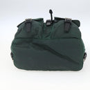 PRADA Backpack Nylon Green Silver Auth 164403-5