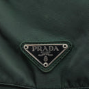 PRADA Backpack Nylon Green Silver Auth 164403-21