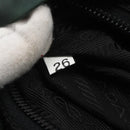 PRADA Backpack Nylon Green Silver Auth 164403-11
