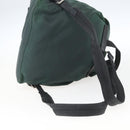 PRADA Backpack Nylon Green Silver Auth 164403-8