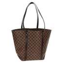 LOUIS VUITTON Damier Ebene Sac Shopping Tote Bag SPO LV Auth 164404V-1