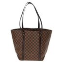 LOUIS VUITTON Damier Ebene Sac Shopping Tote Bag SPO LV Auth 164404V-2