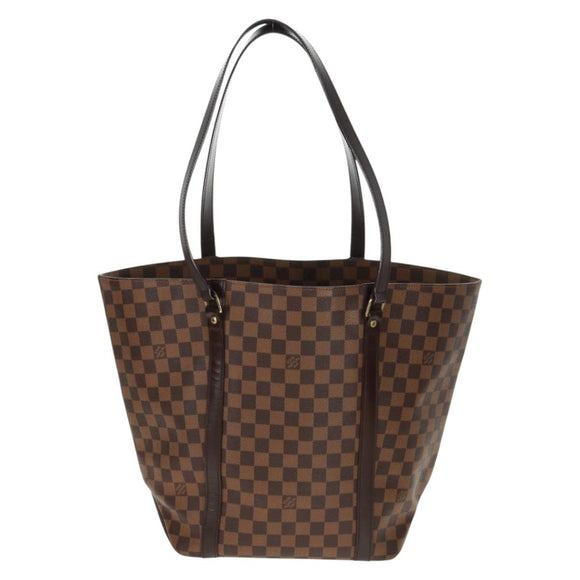 LOUIS VUITTON Damier Ebene Sac Shopping Tote Bag SPO LV Auth 164404V