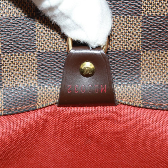 LOUIS VUITTON Damier Ebene Sac Shopping Tote Bag SPO LV Auth 164404V