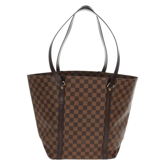 LOUIS VUITTON Damier Ebene Sac Shopping Tote Bag SPO LV Auth 164404V