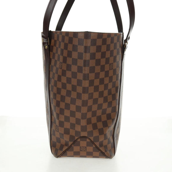 LOUIS VUITTON Damier Ebene Sac Shopping Tote Bag SPO LV Auth 164404V