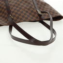 LOUIS VUITTON Damier Ebene Sac Shopping Tote Bag SPO LV Auth 164404V-7