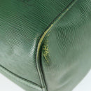LOUIS VUITTON Epi Keepall 50 Boston Bag Grün M42964 LV Auth 164405-9