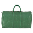 LOUIS VUITTON Epi Keepall 50 Boston Bag Grün M42964 LV Auth 164405-13