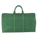 LOUIS VUITTON Epi Keepall 50 Boston Bag Grün M42964 LV Auth 164405-2