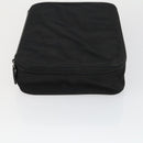 GUCCI Hand Bag Nylon 2 Set Black Auth 164420-12