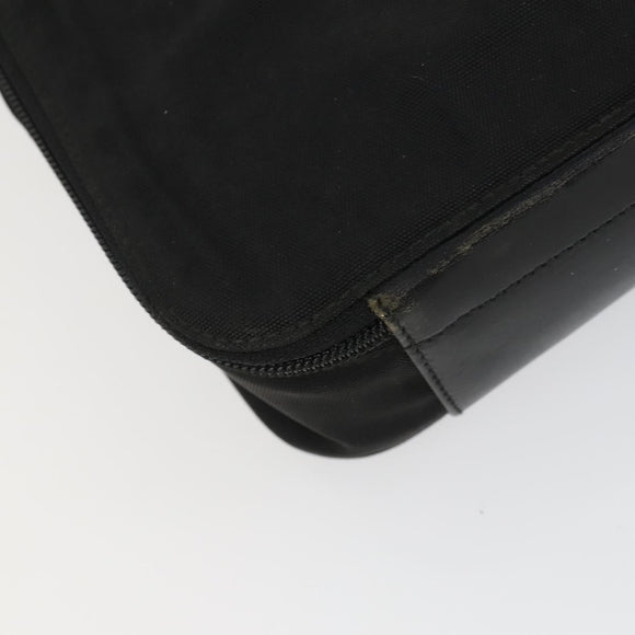 GUCCI Hand Bag Nylon 2 Set Black Auth 164420