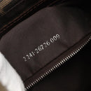 FENDI Zucca Canvas Tote Bag Black Brown Silver Auth 164424-12