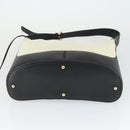 LOEWE Anagram Shoulder Bag Leather Light Beige Gold Auth 164431-6