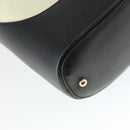 LOEWE Anagram Shoulder Bag Leather Light Beige Gold Auth 164431-16