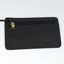 LOEWE Anagram Shoulder Bag Leather Light Beige Gold Auth 164431-20