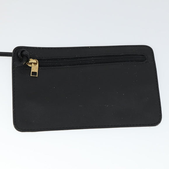 LOEWE Anagram Shoulder Bag Leather Light Beige Gold Auth 164431