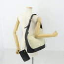 LOEWE Anagram Shoulder Bag Leather Light Beige Gold Auth 164431-23