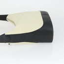 LOEWE Anagram Shoulder Bag Leather Light Beige Gold Auth 164431-4