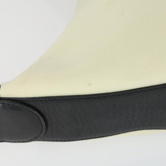 LOEWE Anagram Shoulder Bag Leather Light Beige Gold Auth 164431