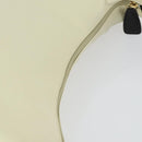 LOEWE Anagram Shoulder Bag Leather Light Beige Gold Auth 164431-7