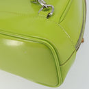 GUCCI Bamboo Backpack Patent leather Beige 003 2058 0030 Auth 164433-15