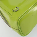 GUCCI Bamboo Backpack Patent leather Beige 003 2058 0030 Auth 164433-16