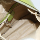 GUCCI Bamboo Backpack Patent leather Beige 003 2058 0030 Auth 164433-10