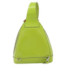 GUCCI Bamboo Backpack Patent leather Beige 003 2058 0030 Auth 164433-2